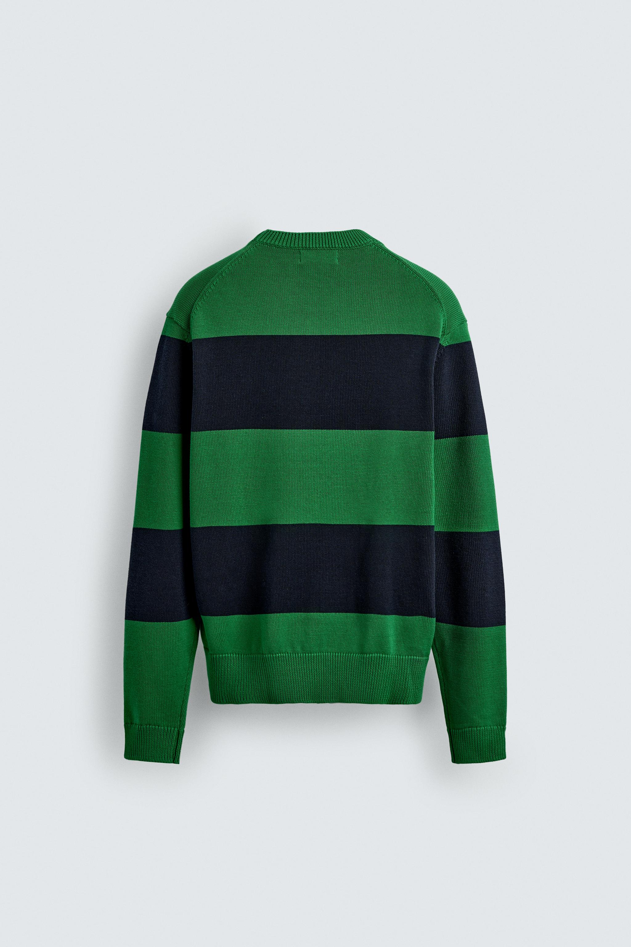 PULL EN JACQUARD À RAYURES AARON LEVINE X ZARA